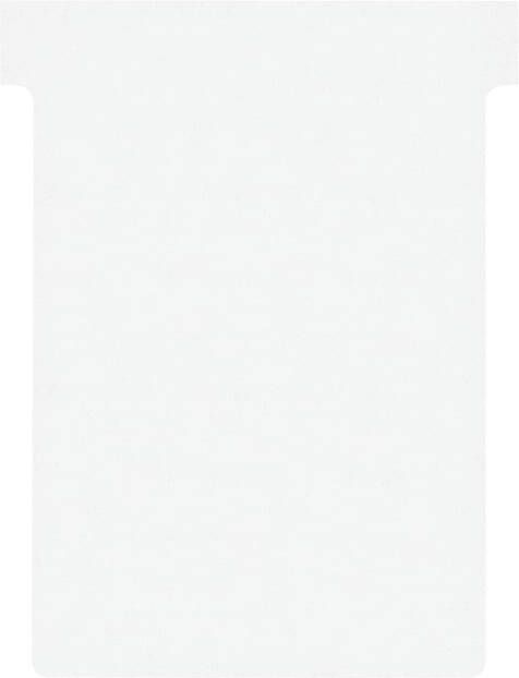 Nobo T-planbordkaarten index 3 ft 120 x 92 mm wit
