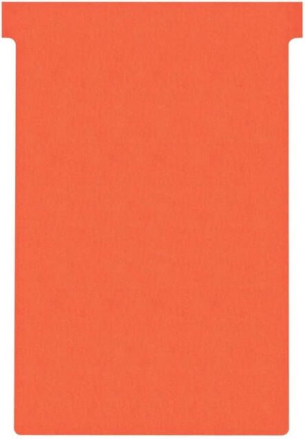 Nobo T-kaart nr.4 112mm rood 100 stuks