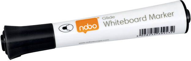 Nobo Viltstift whiteboard Glide rond zwart 2mm