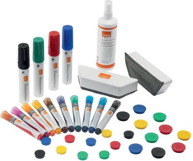 Nobo Whiteboard accessoire kit Move & Meet 37 stuks