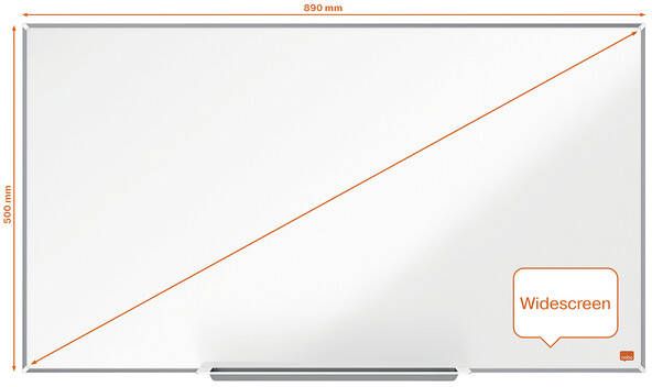 Nobo Impression Pro Widescreen magnetisch whiteboard emaille ft 89 x 50 cm - Foto 2