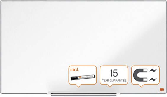 Nobo Impression Pro Widescreen magnetisch whiteboard Nano Clean stalen oppervlak ft 89 x 50 cm - Foto 4
