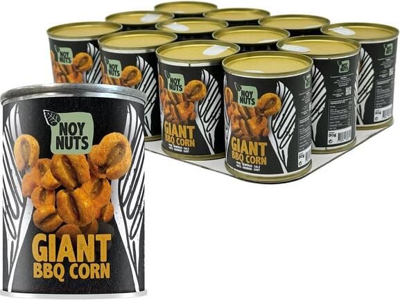 NoyNuts Maiskorrels giant BBQ blik 30 gram