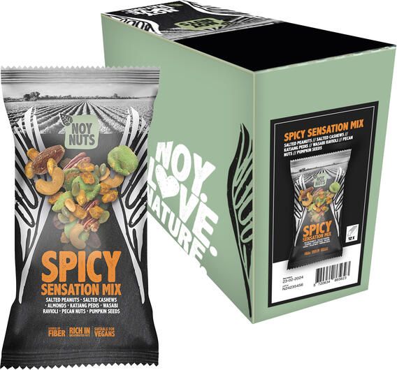 NoyNuts Noten spicy sensation mix zak 45 gram