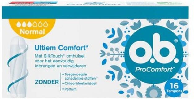 O.B. Tampons OB ProComfort Normal 16 stuks