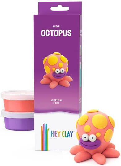 Office Klei Hey Clay Octopus 3 potjes
