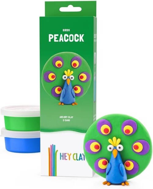Office Klei Hey Clay Peacock 3 potjes