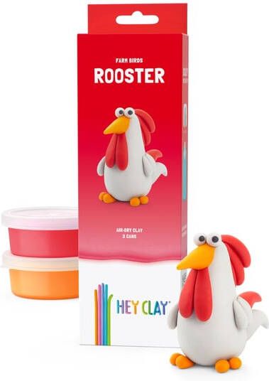 Office Klei Hey Clay Rooster 3 potjes
