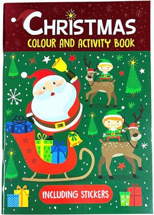 Office Kleur- en activiteitenboek A4 kerst
