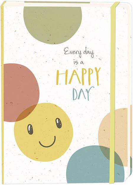 Office Notitieboek Smiley Happy Day A5 lijn 92 pagina's softcover
