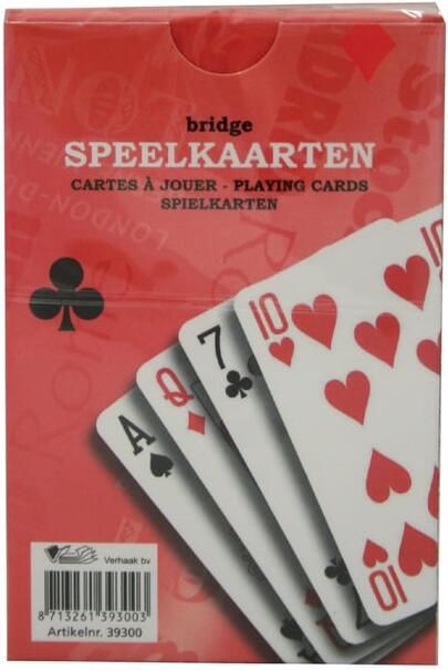 Office Speelkaarten premium rood