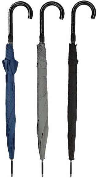 Office Paraplu Falcone luxe automatisch uitklapbaar windproof doorsnede 102 cm gemixte kleuren
