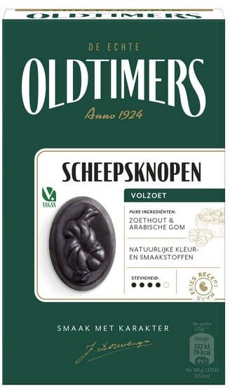 Oldtimers Drop scheepsknopen doos 235gr