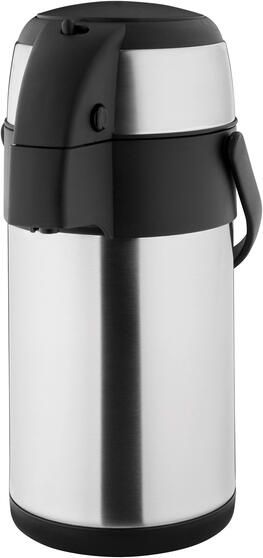 Olympia Thermoskan met pomp 2.5 liter rvs - Foto 1