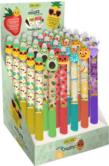 Online Gelschrijver Magixx Fun Fruits 0.7mm assorti