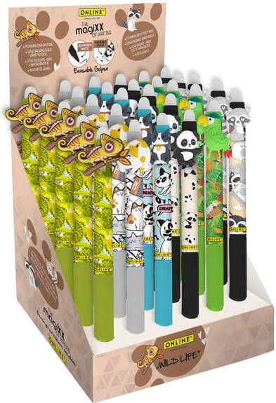 Online Gelschrijver Magixx Fun Wild Life 0.7mm assorti