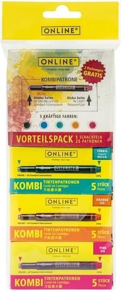 Online Inktpatroon Kombi assorti blister Ã  5 doosjes Ã  5 stuks