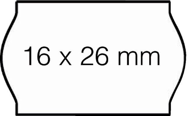 Open-Data Prijsetiket 16x26mm S14 Sato Judo afneembaar wit