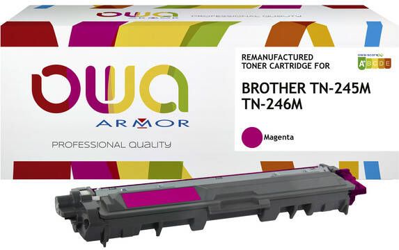 OWA (OAR) Toner OWA alternatief tbv Brother TN-245M rood