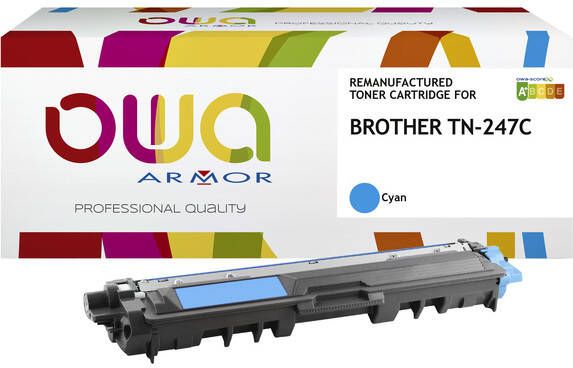 OWA Toner alternatief tbv Brother TN-247C blauw