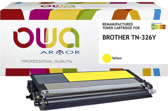 OWA Toner alternatief tbv Brother TN-326Y geel