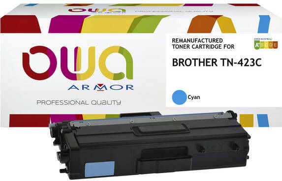 OWA Toner alternatief tbv Brother TN-423C blauw