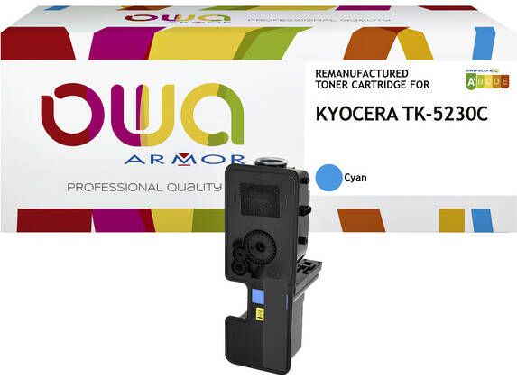 OWA (OAR) Toner OWA alternatief tbv Kyocera TK-5230C blauw