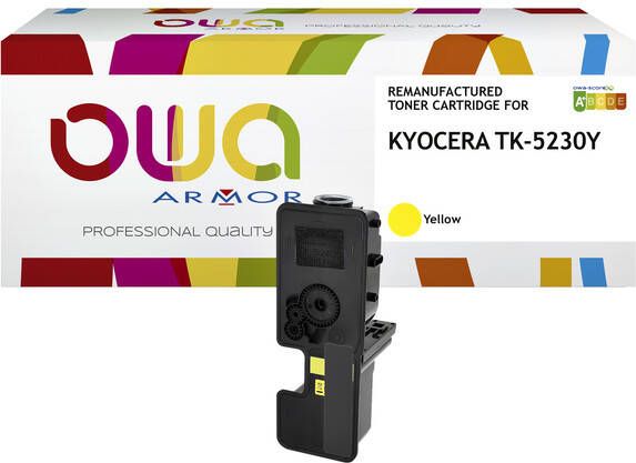 OWA (OAR) Toner OWA alternatief tbv Kyocera TK-5230Y geel