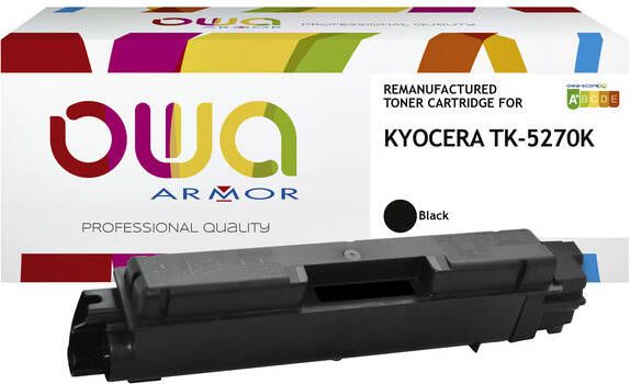 OWA (OAR) Toner OWA alternatief tbv Kyocera TK-5270K zwart