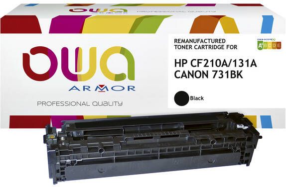 OWA (OAR) Tonercartridge OWA alternatief tbv HP CF210A zwart
