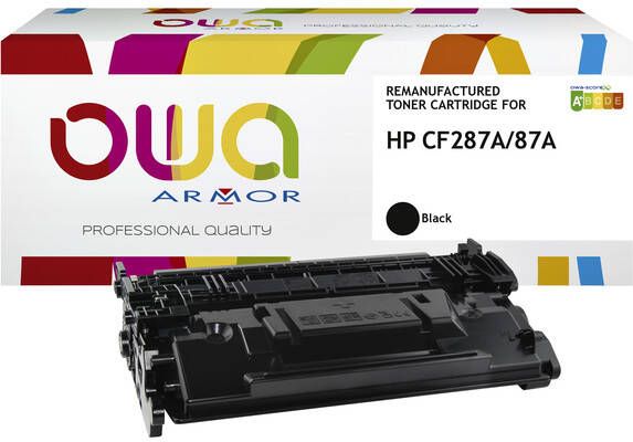 OWA (OAR) Tonercartridge OWA alternatief tbv HP CF287A zwart