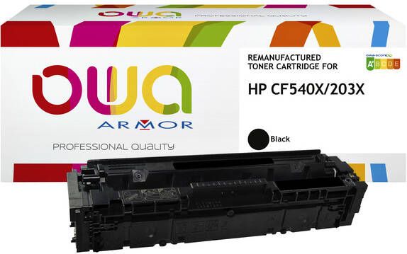 OWA (OAR) Tonercartridge OWA alternatief tbv HP CF540X zwart