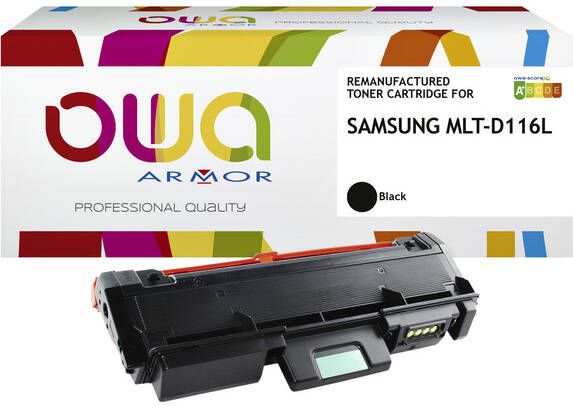 OWA (OAR) Tonercartridge OWA alternatief tbv Samsung MLT-D116L zwart