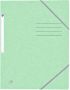Oxford Elastomap Top File+ A4 3 kleppen 390gr pastel groen - Thumbnail 1