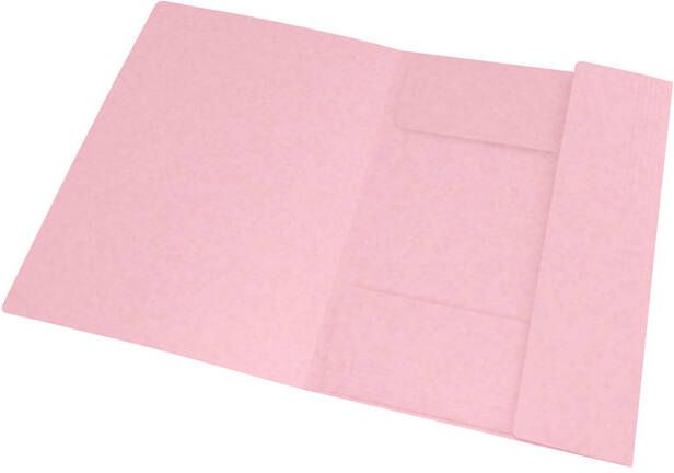 Oxford Elastomap Top File+ A4 3 kleppen 390gr pastel roze - Foto 2