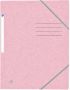 Oxford Elastomap Top File+ A4 3 kleppen 390gr pastel roze - Thumbnail 1