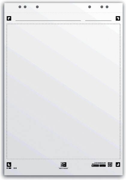 Oxford Flipoverpapier smart 65x98cm. blanco 90gram 20vel
