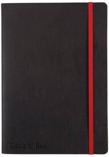 Oxford Notitieboek Black n'Red A5 business journal 72vel lijn