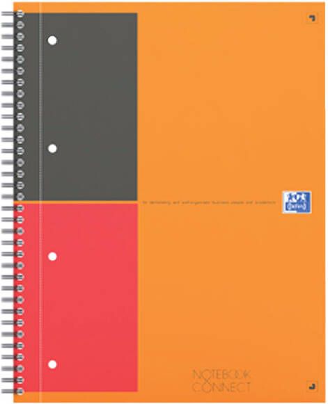 Oxford Notitieboek International Notebook B5 185x250 lijn oranje