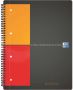 Oxford INTERNATIONAL notebook connect stevige kartonnen kaft grijs 160 bladzijden ft B5 geruit 5 mm - Thumbnail 3