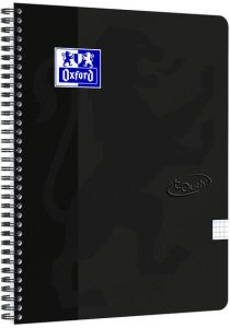 HAMELIN OXFORD Touch spiraalblok A4 geruit 5mm 70 vel 90g soepele kartonnen kaft zwart