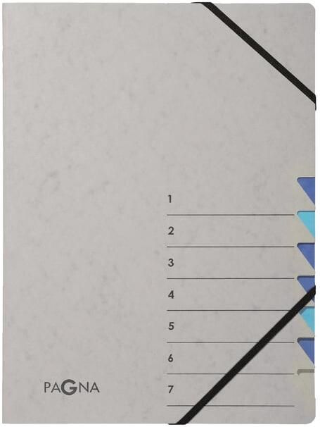 PAGNA Sorteermap Easy A4 7 tabs grijs
