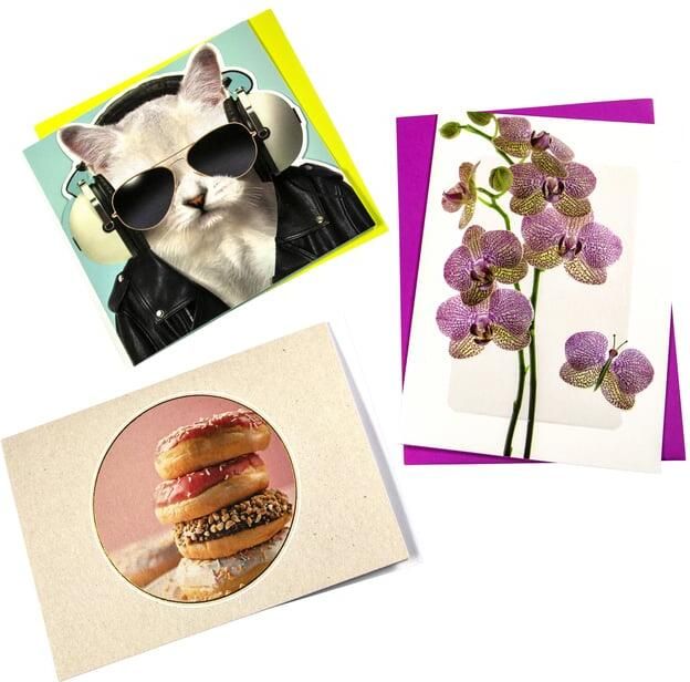 Paperclip Wenskaart zonder tekst navulsetà 12 stuks - Foto 2