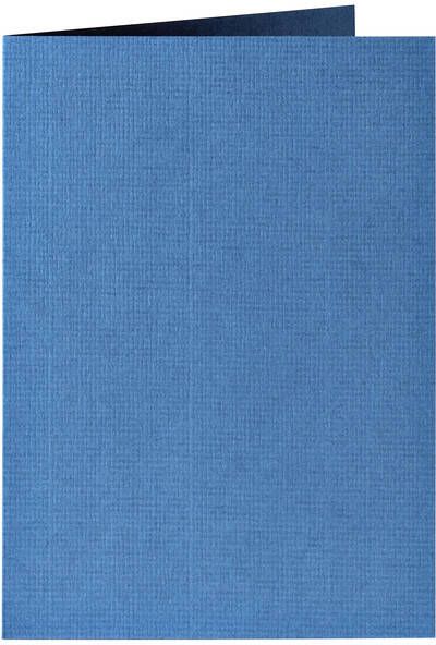 Papicolor Correspondentiekaart dubbel 105x148mm donkerblauw pak Ã  6 stuks