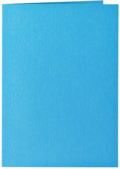 Papicolor Correspondentiekaart dubbel 105x148mm hemelsblauw pak Ã  6 stuks