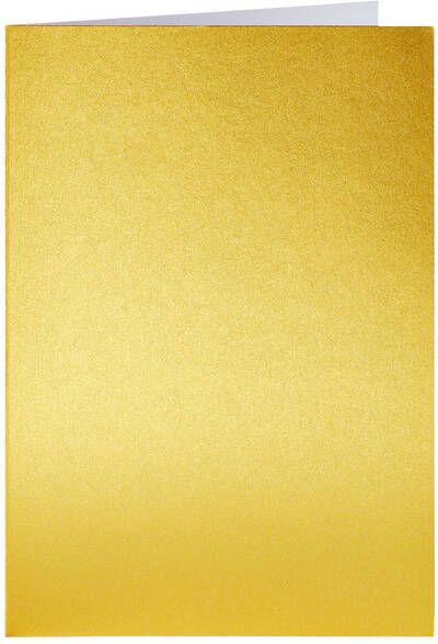 Papicolor Correspondentiekaart dubbel 105x148mm metallic goud