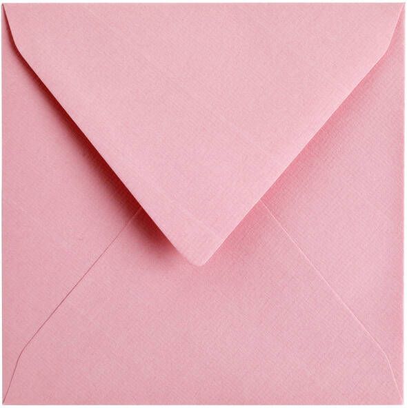 Papicolor Envelop 140x140mm babyroze pakà 6 stuks