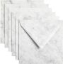 Papicolor Envelop 140x140mm Marble grijs - Thumbnail 3