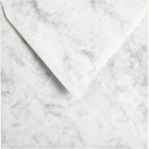 Papicolor Envelop 140x140mm marble grijs - Foto 1
