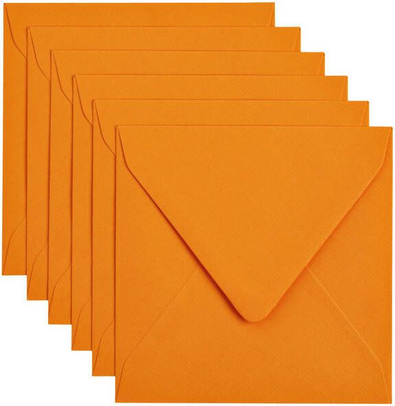 Papicolor Envelop 140x140mm oranje